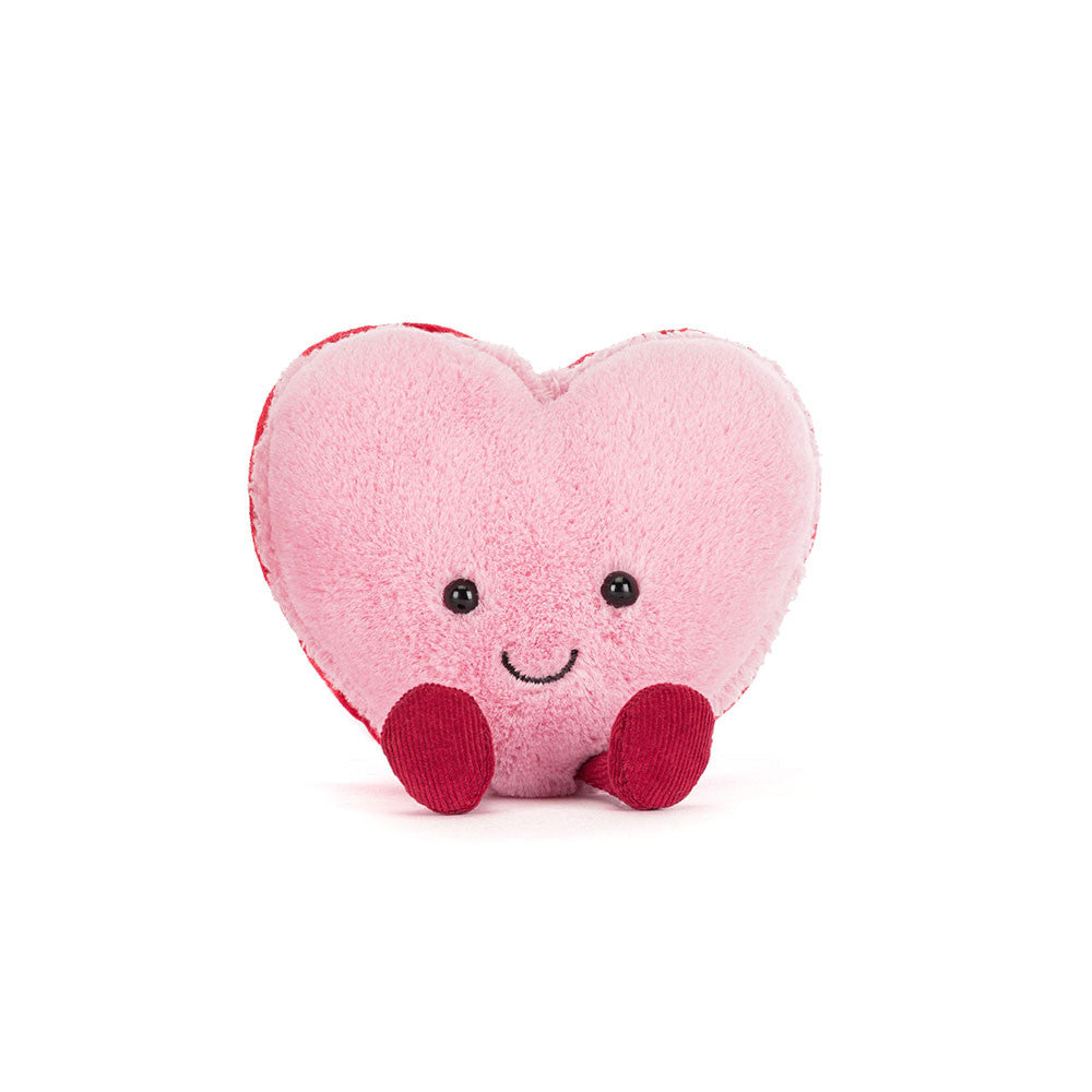 Jellycat Amuseables Colette Heart Macaron Pink