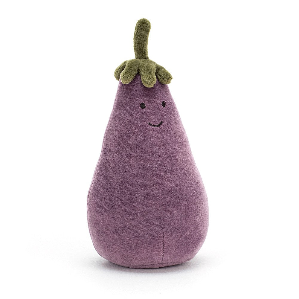 Jellycat Vivacious Aubergine Eggplant 17cm